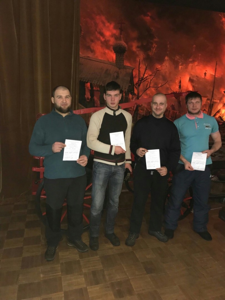 ВОСВОД Ярославль: Восводовцы прошли обучения по программе первоначальной подготовки добровольных пожарных