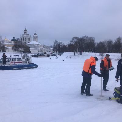 ВОСВОД Ярославль: Лед на реках Ярославля стал безопасным